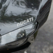 /DUCATI DECAL（チタングレイ）　フロントカウル用　　For　848／848evo／1098／1098R／　　　1198／1198s／1198sp／1198R