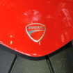 /DUCATI LOGO 3D DECAL　フロントマッドガード用