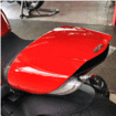 /SEAT COVER：RED　　パッセンジャーシートカバー：レッド　　　※DIAVEL使用リアシートカウル用3D DUCATI デカール（4385501A）は付属しません。　