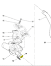 /EXパイプとサイレンサーの間のガスケット：　　　　　MULTISTRADA 1000シリーズ用